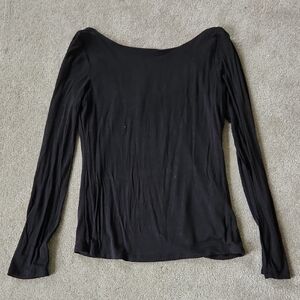 CJLA Women's Black Long Sleeve Top
